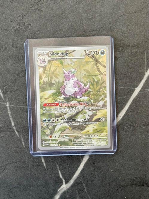Nidoking 174/165 Pokemon 151, Hobby en Vrije tijd, Verzamelkaartspellen | Pokémon, Zo goed als nieuw, Losse kaart, Verzenden