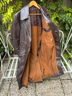 Vintage leren motor jas jaren 50/60 maat 50, Kleding | Heren, Ophalen, Gedragen, Overige maten, Bruin