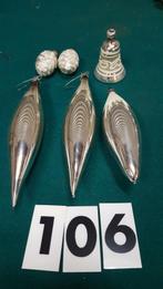 1 x pegel 2 x denneappel 1 x bel [106] zilver, Diversen, Kerst, Ophalen of Verzenden, 'T Olde Gre-j, Info@toldegrej.nl, Endepoelstraat 20f Didam