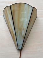 Rose Design Schelp Wandlamp Tiffanie, Verzenden, Zo goed als nieuw, Glas