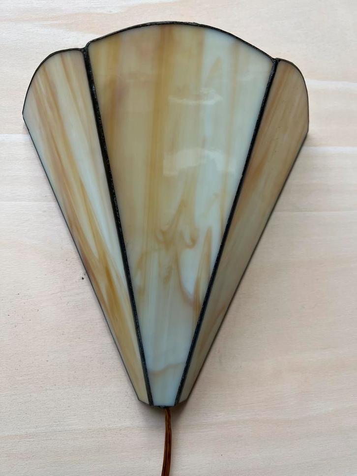 Rose Design Schelp Wandlamp Tiffanie, Huis en Inrichting, Lampen | Wandlampen, Zo goed als nieuw, Glas, Verzenden