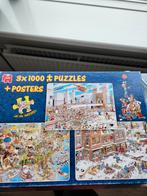 Jan van Haasteren puzzels. 2 stuks in doos., Ophalen of Verzenden, 500 t/m 1500 stukjes, Gebruikt, Legpuzzel