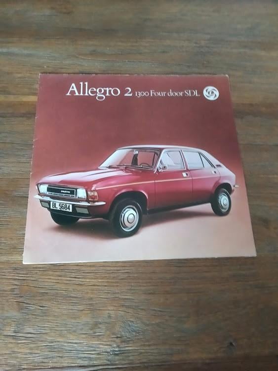 Allegro 2 1300 Four door SDL 8 pag., Boeken, Verzenden, Zo goed als nieuw, Overige merken