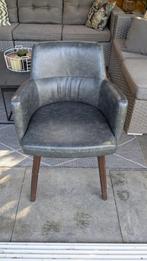 leren stoelen als nieuw, Ophalen, Twee, Klassiek, Hout