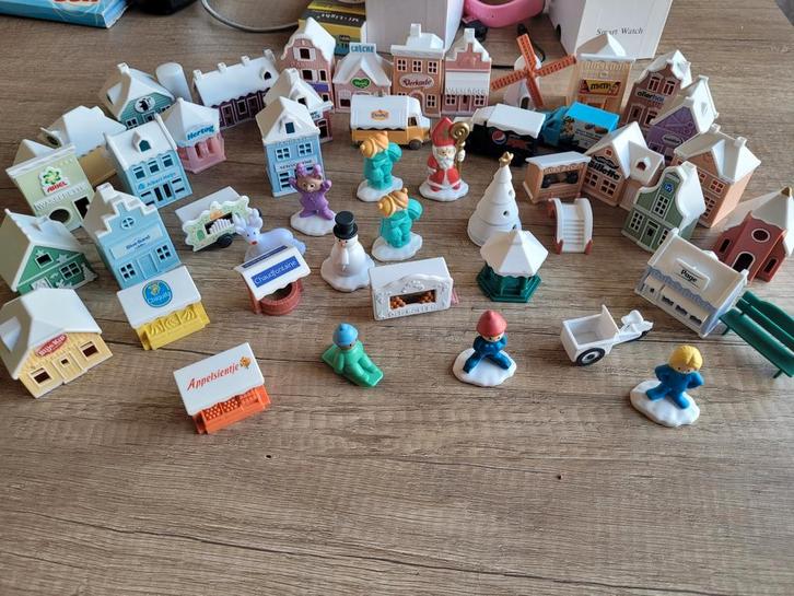 AH Winterdorp Miniatuur Huisjes, Verzamelen, Supermarktacties, Albert Heijn, Ophalen of Verzenden