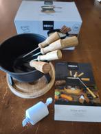 Boska Fondueset | Gietijzer en eiken | 0.7L | Waxinelichtje, Ophalen of Verzenden, Nieuw, Waxinelicht, Fondueset