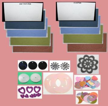 Sieraden maken wenskaarten pailletten Turn around kaarten beschikbaar voor biedingen