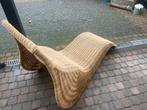 Rotan Ligstoel ZGAN met hoofdkussen, Tuin en Terras, Ophalen, Zo goed als nieuw, Rotan