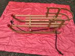 Houten Slee met Rugleuning - Vintage!, Ophalen of Verzenden, Gebruikt, Overige typen, Overige merken