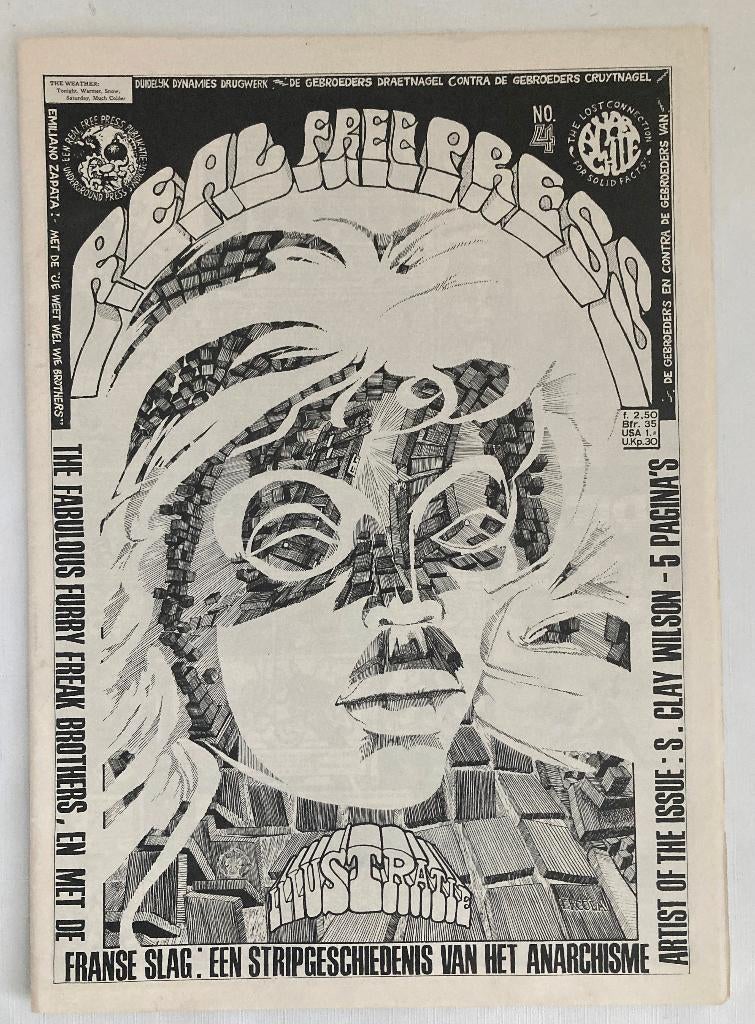 Olaf Stoop, redactie - The Real Free Press  nr. 4 - 1971, Boeken, Ophalen of Verzenden, Gelezen, Overige typen