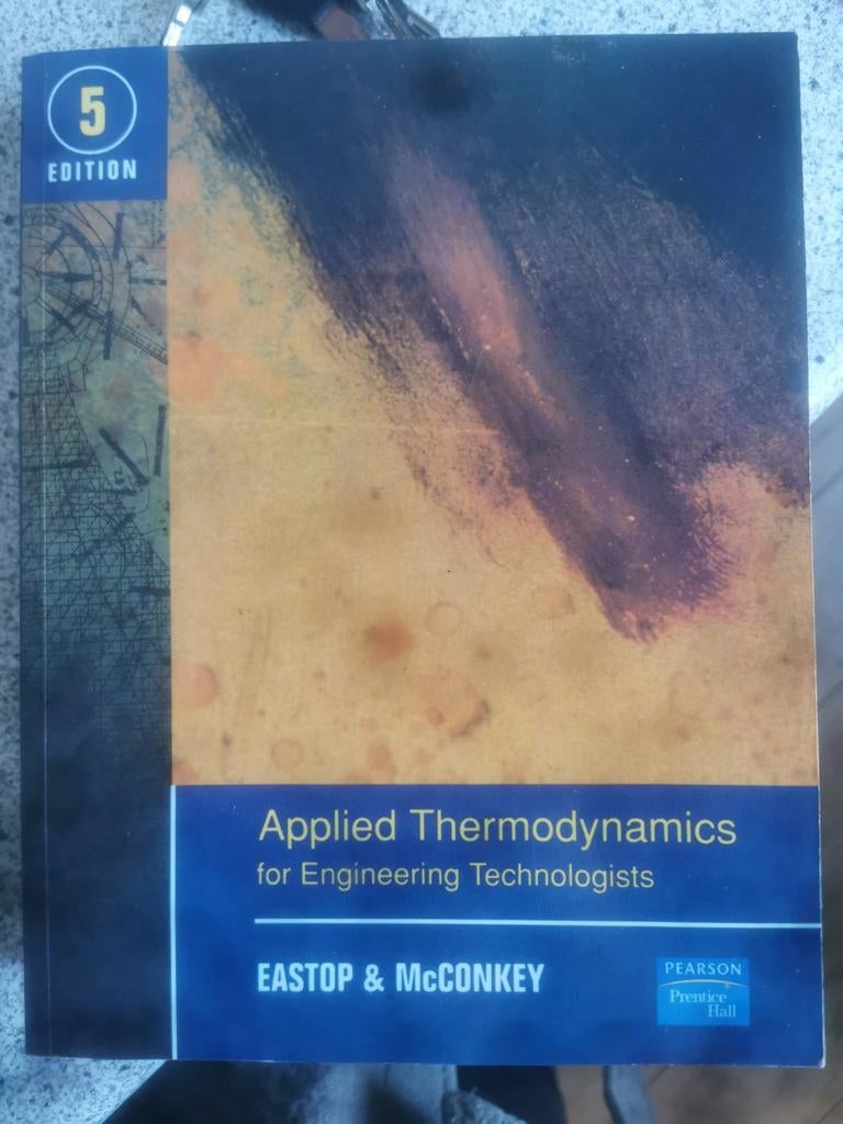Applied Thermodynamics - Eastop & McConkey, Boeken, Gelezen, Beta, Eastop & McConkey, HBO