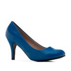 Blauwe Dames pumps Lederlook – Maat 46 – Andres Machado – 9,, Pumps, Blauw, Andres Machado, Nieuw