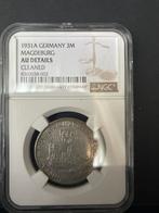 Zeldzame 3 Mark Maagdenburg 1931, Postzegels en Munten, Munten | Europa | Niet-Euromunten, Ophalen of Verzenden, Duitsland, Losse munt