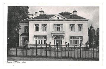 990393 Borne Witte Huis Fout in postzegel 1956 Ov Gelopen beschikbaar voor biedingen