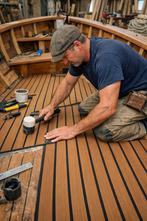 Bootvloer | teak foam | 2400x1200x6MM | 3M | decking foam, Ophalen of Verzenden