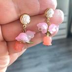 Prachtig oorbellen met tulpjes, Verzenden, Zo goed als nieuw, Overige materialen