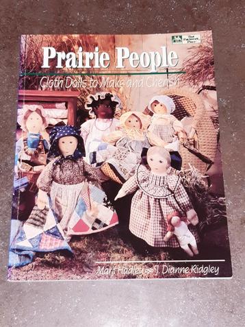 Prairie people cloth dolls  / zelf lappen poppen maken beschikbaar voor biedingen