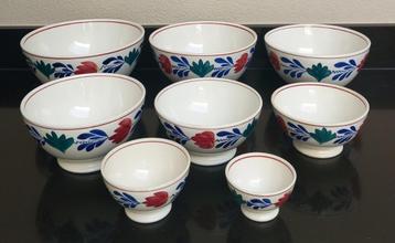 Société boerenbont 483 A serie schalen 8 stuks beschikbaar voor biedingen