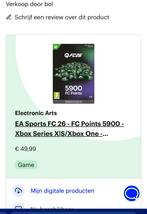 EA FC 26 Points - 5900 stuks, Spelcomputers en Games, Games | Xbox One, Ophalen, Online, Nieuw, Sport