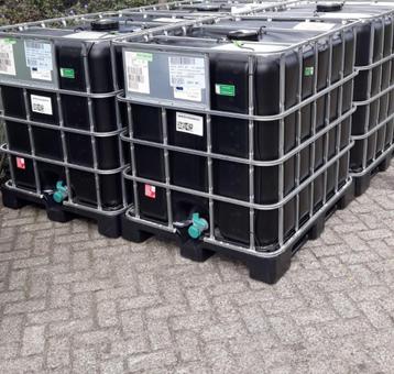 Te koop zwarte ibc container 1000 liter vaten beschikbaar voor biedingen