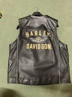 Harley davidson vintage leren gilet 100th anniversary mt. L, Motoren, Kleding | Motorkleding, Heren, Jas | leer, Harley Davidson