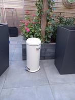 Mooie grote afvalbak creme, 40 liter of meer, Ophalen, Zo goed als nieuw, 75 cm of meer