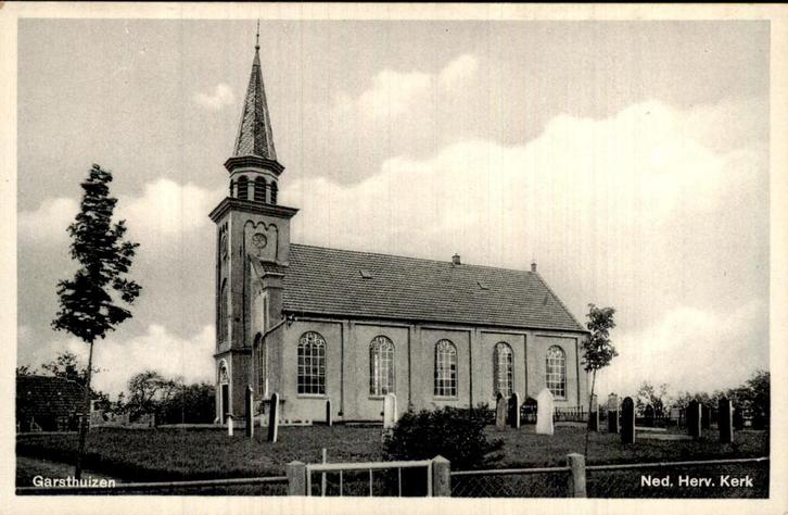 Garsthuizen - Hervormde Kerk, Verzamelen, Ansichtkaarten | Nederland, Ongelopen, Groningen, Voor 1920, Ophalen of Verzenden