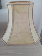 vintage lampenkap, Beige, Vierkant, Ophalen of Verzenden, Zo goed als nieuw