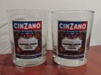 Vintage Cinzano Bianco Tumblers 22cl Jaren ’70., Ophalen of Verzenden, Gebruikt, Gebruiksvoorwerp