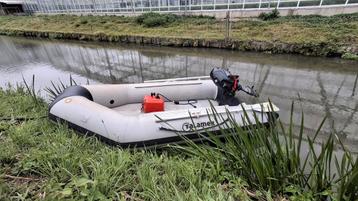 Mercury 5 pk 4 takt met Talamex rubberboot beschikbaar voor biedingen