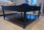 Salontafel zwart 1m x 1m, Ophalen, 50 tot 100 cm, Vierkant, Zo goed als nieuw