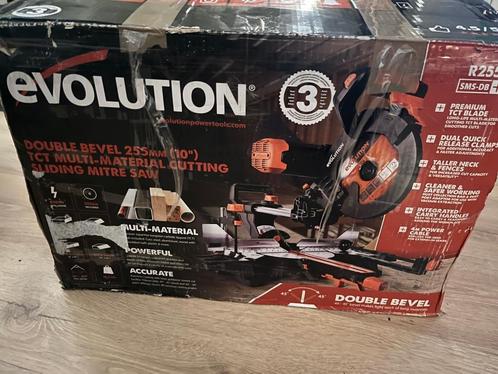 Nieuw evolution R255 sms DB afkort verstekzaag, Doe-het-zelf en Verbouw, Gereedschap | Boormachines, Nieuw, Overige typen, 600 watt of meer