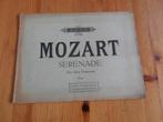 Mozart - Serenade - 4 Handen, Muziek en Instrumenten, Bladmuziek, Piano, Gebruikt, Ophalen of Verzenden, Artiest of Componist