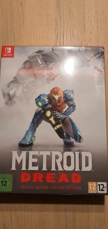 Metroid Dread Special Edition & Nintendo switch case. beschikbaar voor biedingen