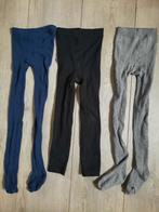Maillot maillots blauw/thermo zwart legging / grijs 122/128, Kinderen en Baby's, Broek, Gebruikt, Meisje, Ophalen of Verzenden