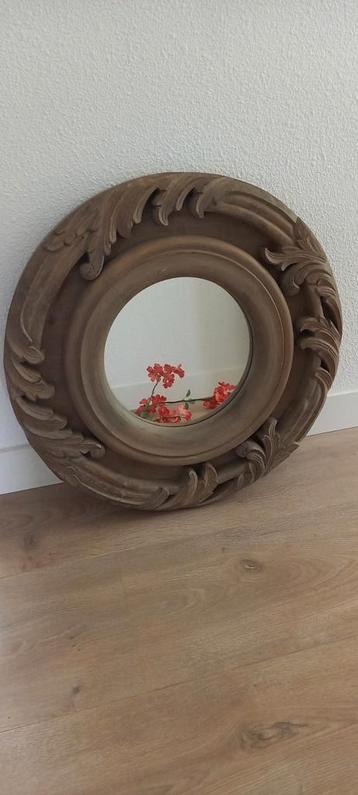 Mooie houten spiegel Riverdale 55 cm beschikbaar voor biedingen
