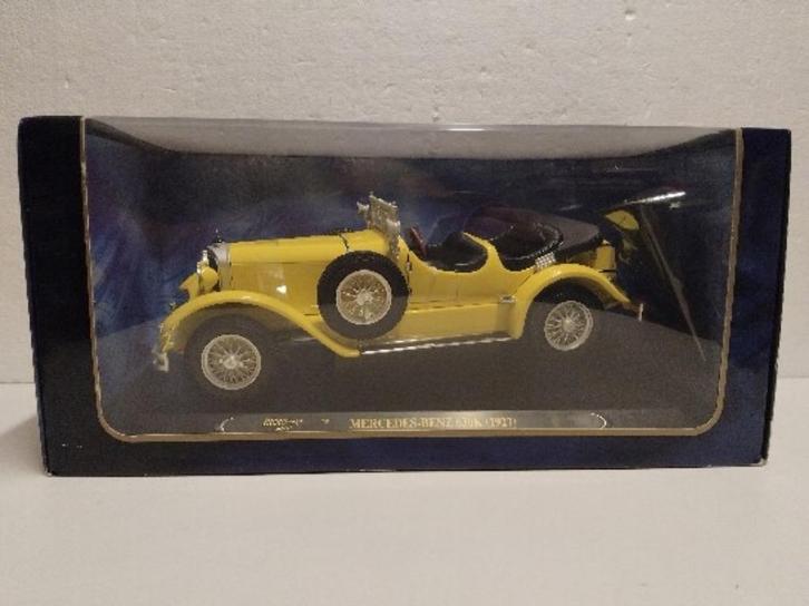 Mercedes Benz 630 K geel 1927 Ricko metal 1:18 KRD, Hobby en Vrije tijd, Modelauto's | 1:18, Zo goed als nieuw, Auto, Overige merken