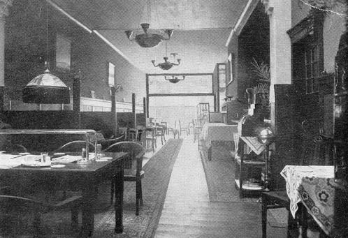 Utrecht - Interieur Haagsche Koffiehuis J. Benning- art deco, Verzamelen, Ansichtkaarten | Nederland, Gelopen, Utrecht, 1920 tot 1940