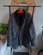 Shearling lammy coat maat 52, Maat 52/54 (L), Onbekend, Zwart, Ophalen of Verzenden
