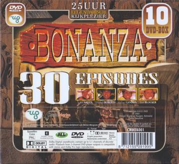 Bonanza - 10 dvd's, 30 afleveringen beschikbaar voor biedingen