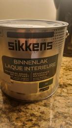 Sikkens binnenlak ral 9016 2.5 liter, Ophalen of Verzenden, Zo goed als nieuw, Wit