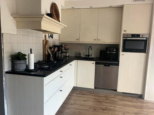 L  keuken natuursteen eetkamer wonen, Huis en Inrichting, Keuken | Complete keukens, Zo goed als nieuw, Graniet of Steen, Ophalen