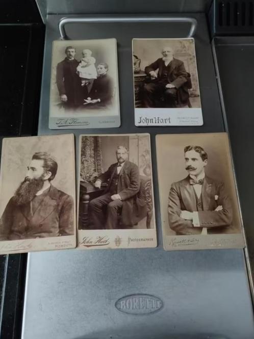 5 Oude foto's 1850 -1870, Verzamelen, Foto's en Prenten, Gebruikt, Foto, Overige onderwerpen, Voor 1940, Ophalen of Verzenden