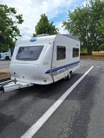 hobby de luxe easy 400sf mover  unico luifel fietsdrager, Caravans en Kamperen, Caravans, 75 kg, Treinzit, 750 - 1000 kg, Particulier