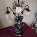 Tafellamp met engelen, Antiek en Kunst, Antiek | Lampen, Ophalen