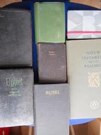 7 oude ( hand ) bijbels + de kleine beeldenbijbel, Verzamelen, Religie, Ophalen of Verzenden, Gebruikt, Boek, Christendom | Protestants