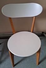 Witte stoelen, 6 stuks, Huis en Inrichting, Tafels | Bijzettafels, Rond, Gebruikt, Hout, Ophalen