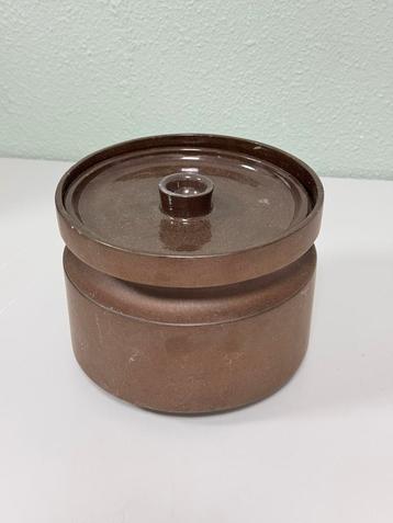 Antiek oven schaal dekschaal Kilta Arabia Finland 1965 bruin beschikbaar voor biedingen
