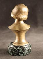 Mooie antieke bronzen buste, Verzenden