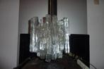 Kalmar Franken,HANGLAMP,ICEGLAS,sixties,zeventies,vintage, Gebruikt, Ophalen of Verzenden, Glas, SIXTIES,ZEVENTIES,MID-CENTURY